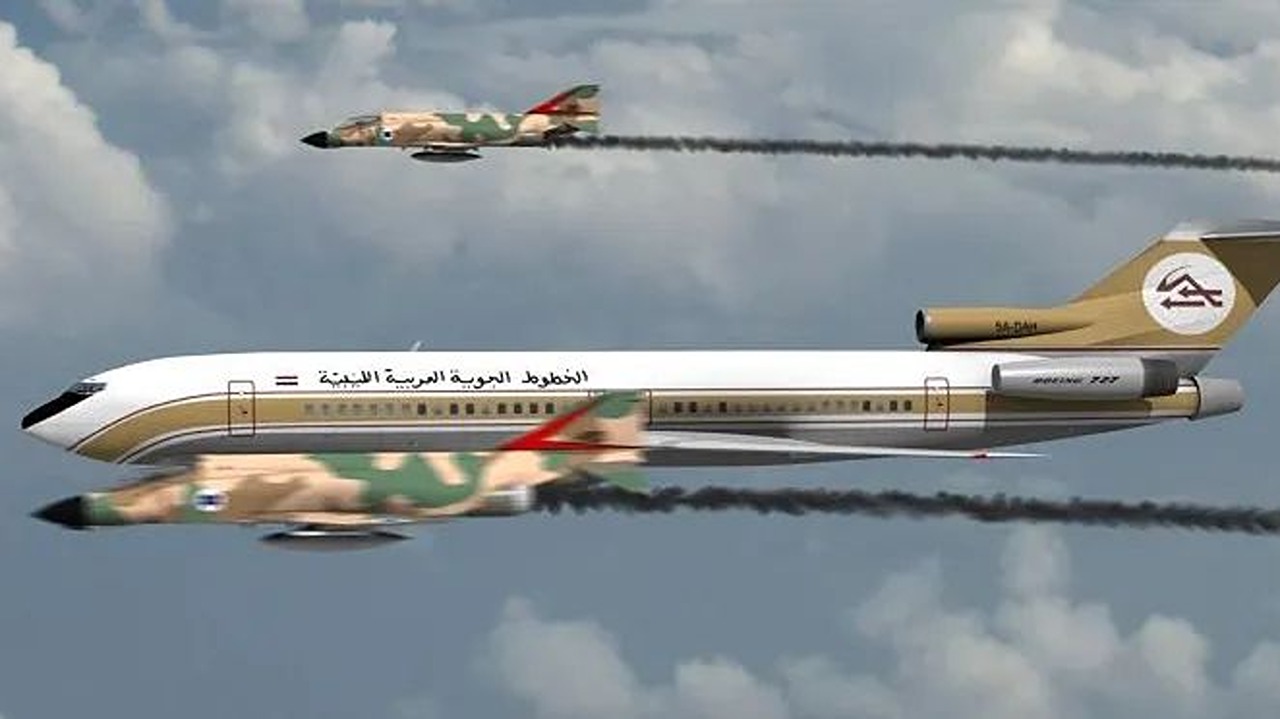Libyan Arab Airlines'a ait LN-114