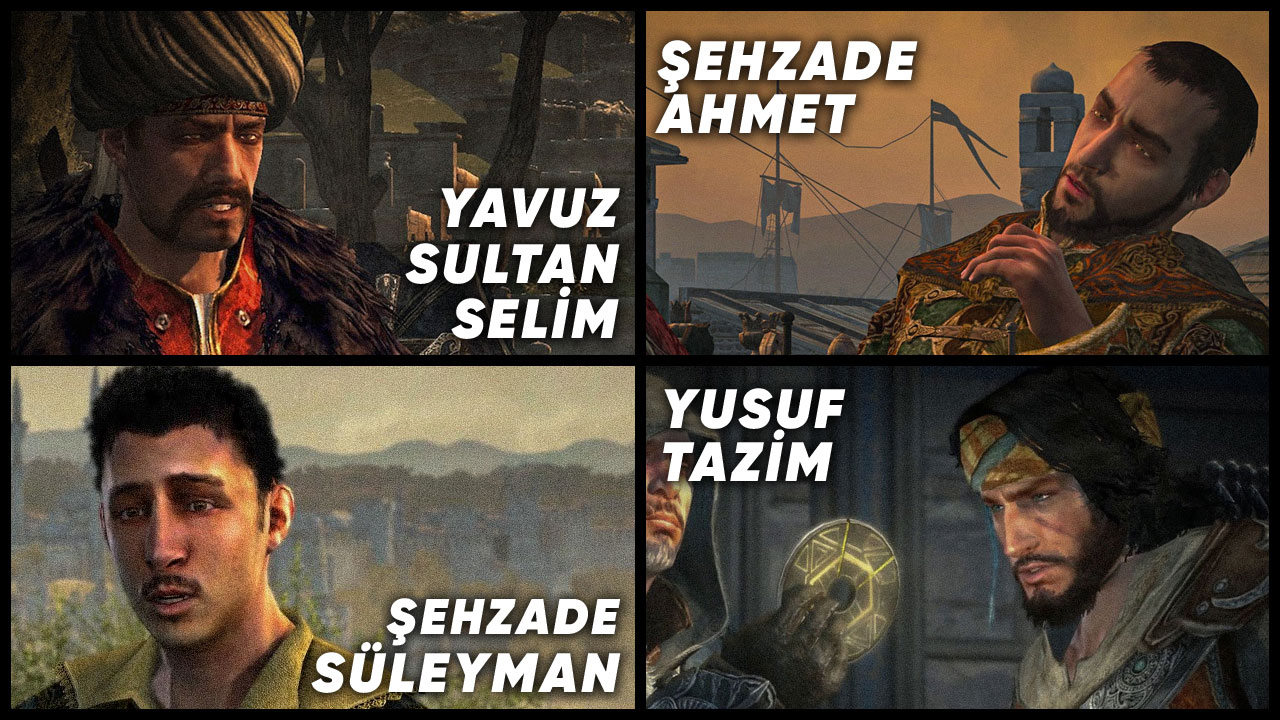 ac: revelations türk karakterler