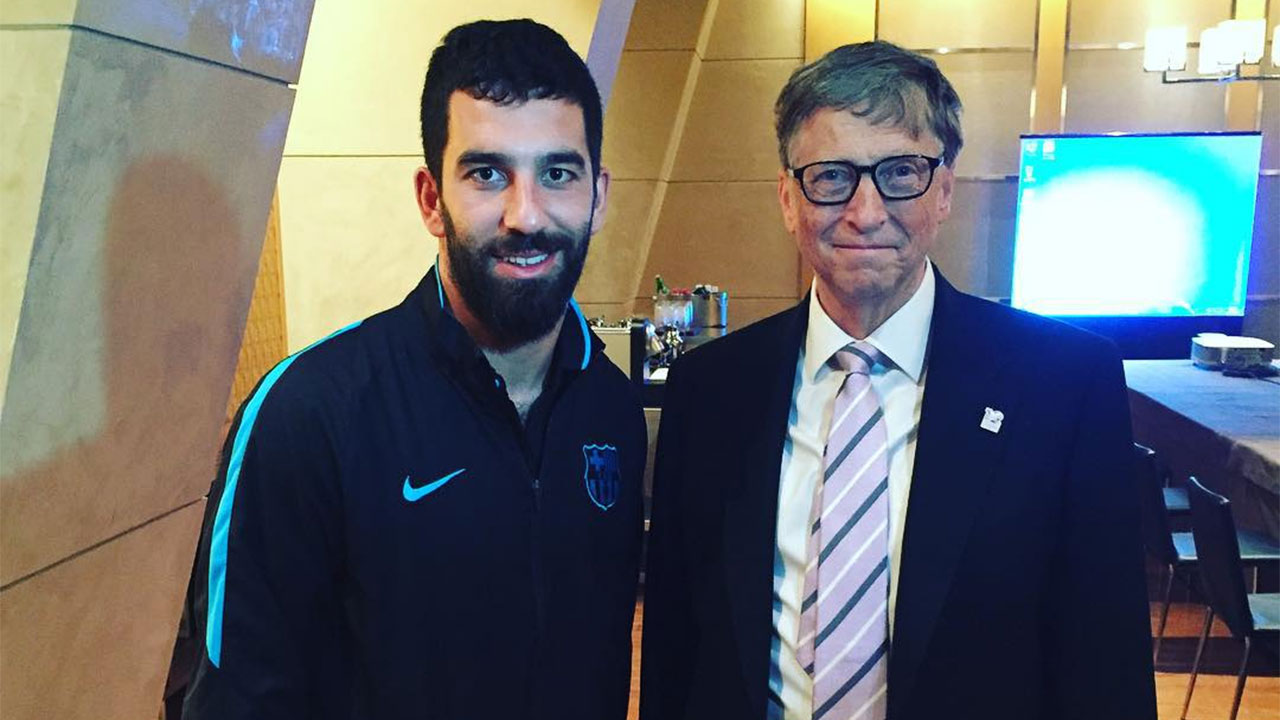 Arda Turan ve Bill Gates