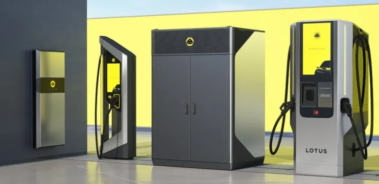 Lotus, Elektrikli Otomobilleri Telefon Üzere Şarj Edebilen Ultra Süratli Şarj İstasyonlarını Duyurdu