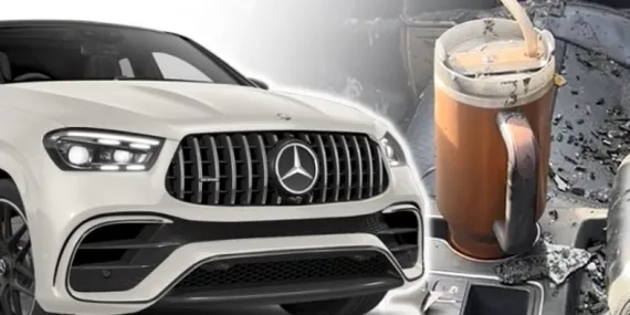 Stanley Termos, Yanan Otomobilden İçindeki Buzlar Bile Erimeden Sapasağlam Çıktı: Stanley, Bayana Yeni Otomobil Armağan Etti