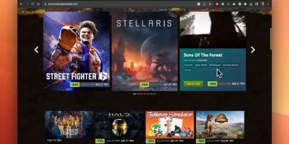 Steam’deki Oyun Fiyatlarını TL Olarak Gösteren Eklenti Geliştirildi