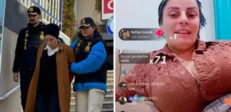 TikTok Canlı Yayınındaki Müstehcen Hareketleri Tartışma Yaratan Bayan, Gözaltına Alındı