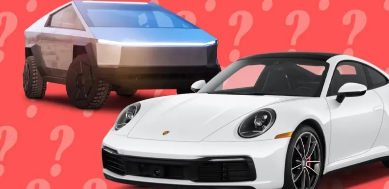 Tesla Cybertruck, Ardında Porsche 911 Taşırken Porsche 911 ile Yarıştı! [Video]