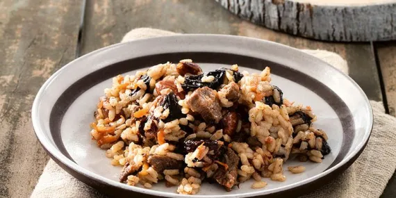 Bademli mürdüm erikli pilav