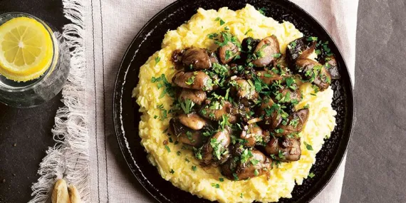 Balzamik soslu mantar sote