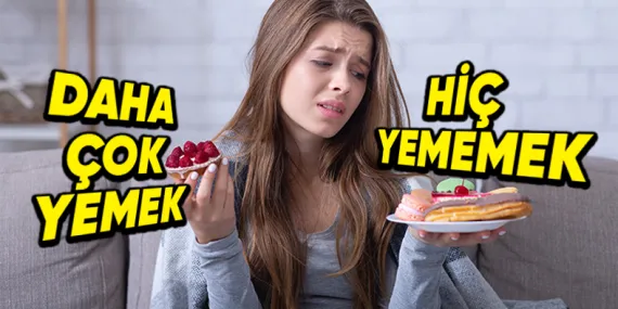 Bazılarımız Depresyondayken Ağzına Lokma Koyamazken, Bazılarımız Neden Daha Çok Yer?