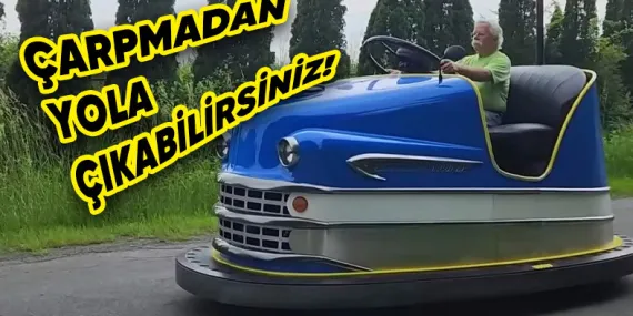 Bir Benzeri Daha Yok: Sadece Can Sıkıntısından Yapılan Gerçek Boyutlu Çarpışan Arabayla Tanışın