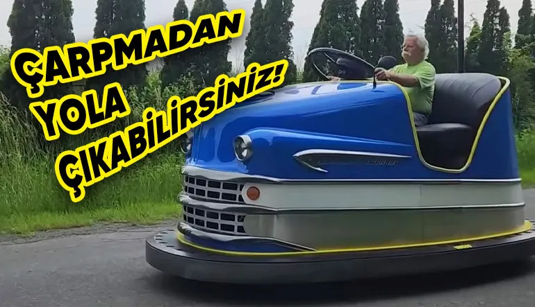 Bir Benzeri Daha Yok: Sadece Can Sıkıntısından Yapılan Gerçek Boyutlu Çarpışan Arabayla Tanışın