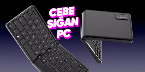 Cebinize Sığabilecek Kadar Küçük, Katlanabilir Klavye Şeklinde Bilgisayar Geliştirildi