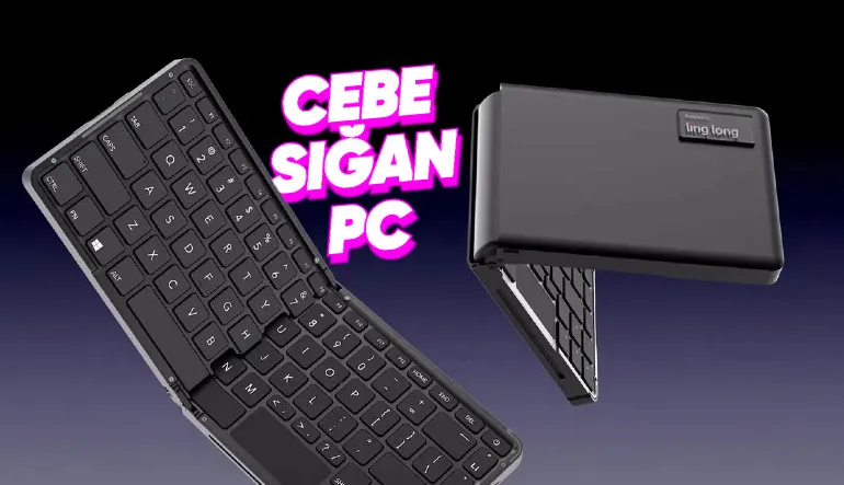 Cebinize Sığabilecek Kadar Küçük, Katlanabilir Klavye Şeklinde Bilgisayar Geliştirildi