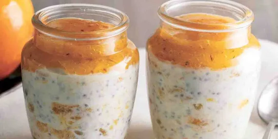 CHİA TOHUMLU YOĞURTLU HURMA TATLISI