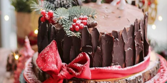 Çikolata ganajlı pasta