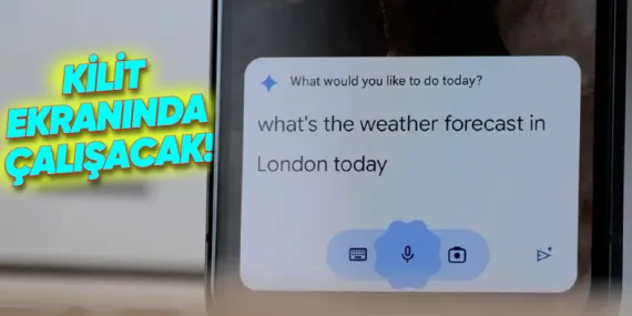 Google’ın Sohbet Botu Gemini’ı Artık Ekran Kilitliyken de Kullanabileceksiniz!