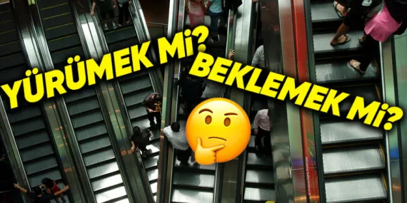 Hep Merak Edilen O Soruyu Yanıtladık: Yürüyen Merdivenlerde Yürümek mi Yoksa Beklemek mi Daha Hızlıdır?