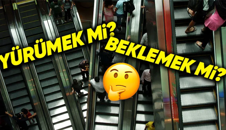 Hep Merak Edilen O Soruyu Yanıtladık: Yürüyen Merdivenlerde Yürümek mi Yoksa Beklemek mi Daha Hızlıdır?