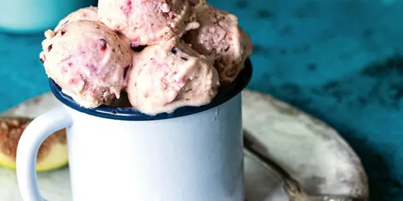 İncirli ve erikli dondurma