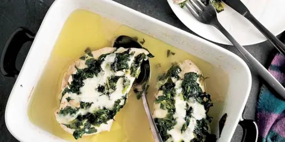 ISPANAKLI DİL PEYNİRLİ TAVUK