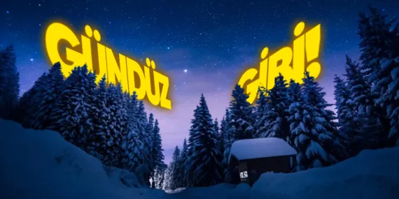 Kar Yağdığında Gökyüzü Neden Sanki Gündüzmüşçesine Aydınlık Renge Bürünür?