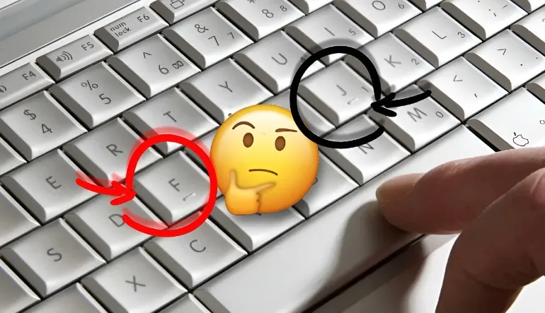 Klavyedeki ‘F’, ‘J’ ve ‘5’ Tuşlarının Üzerindeki Çıkıntılar Neden Var? Farkında Olmadan İşimizi Kolaylaştırıyormuş!