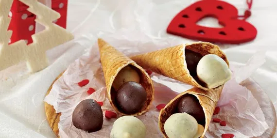 KÜLAHTA ÇİKOLATA KAPLAMALI TRUFFLE