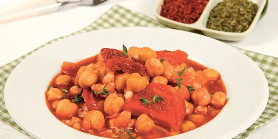 KURUTULMUŞ DOMATESLİ NOHUT