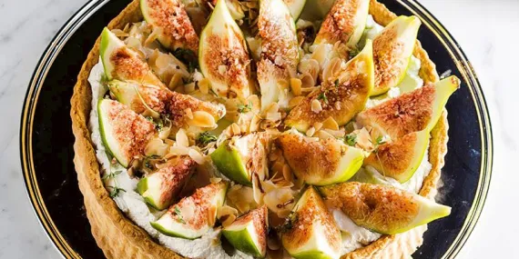 Lor peynirli incirli tart