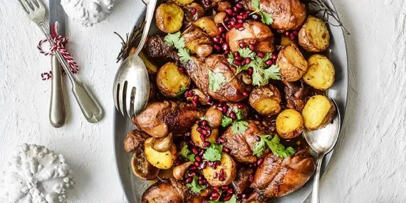 Nar ekşili tavuk baget