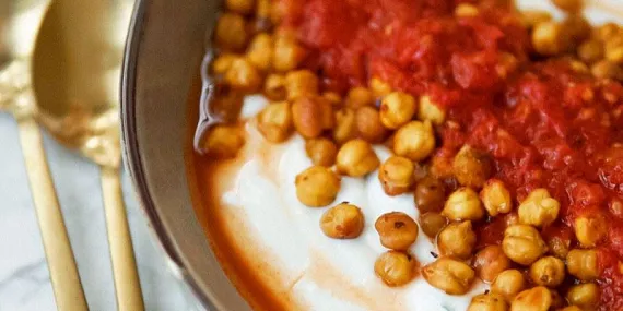 Nohutlu çıtır mantı