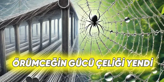 Örümcek Ağları Nasıl Oluyor da Çelikten Bile 5 Kat Daha Güçlü Oluyor?