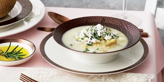 Sarı mercimekli enginar çorbası