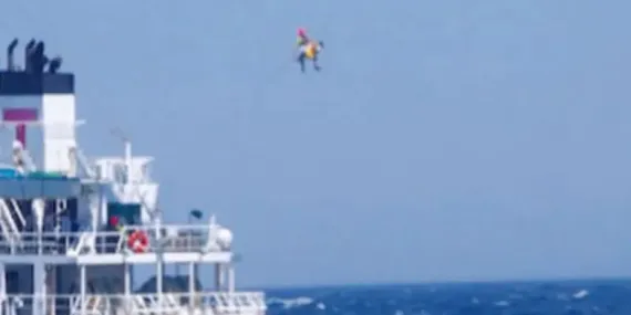 Simitle Yüzmeye Giden Bir Kadın 80 Km Açıkta Kurtarıldı