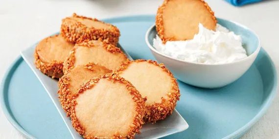 TAHİN DOLGULU VE SUSAMLI BİSKÜVİLER