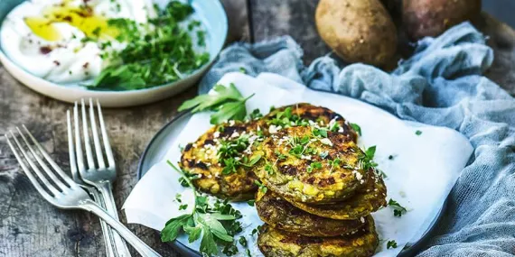 Tatlı patatesli pancake