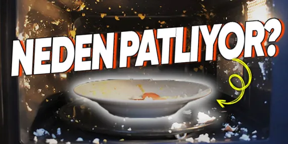 Temizlikle Uğraşmak İstemeyenlerin Dikkatine: Bazı Yiyecekler Mikrodalga Fırında Neden Patlıyor?