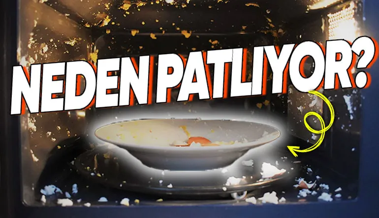 Temizlikle Uğraşmak İstemeyenlerin Dikkatine: Bazı Yiyecekler Mikrodalga Fırında Neden Patlıyor?