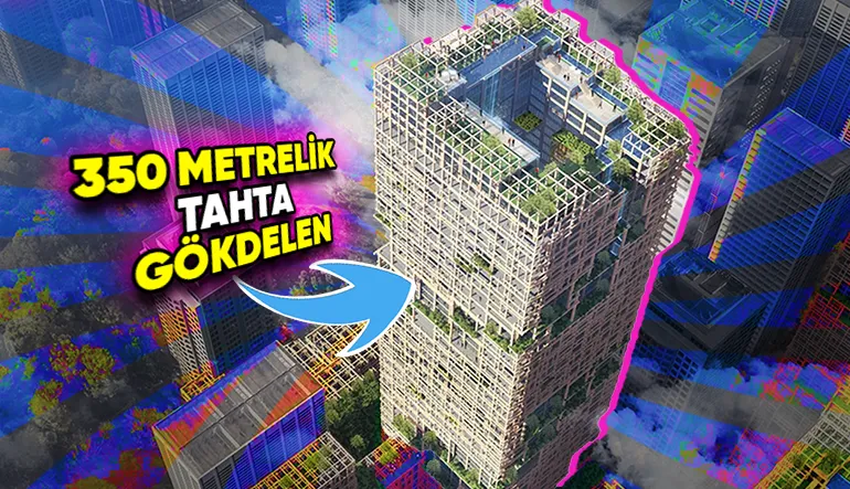 Bugüne Kadarki Tüm İlginç Gökdelenleri Unutun! Tokyo’daki %90’ı Tahtadan Yapılan 350 Metrelik Gökdelen Projesi: W350