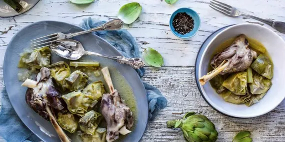 İncikli terbiyeli enginar