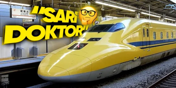 Japonya’da Sarı Doktor Olarak Bilinen Trenin Bu İsmi Almasının Sebebi Nedir? Ne Yolcu Ne de Yük Taşıyor!