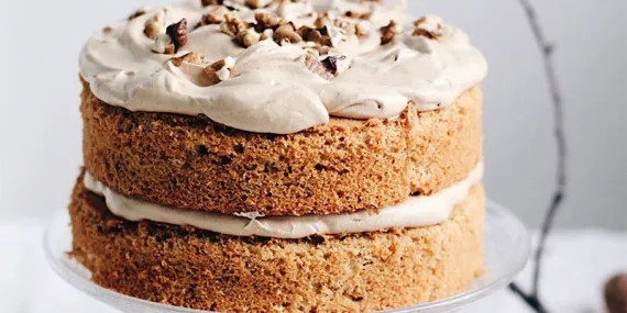 Kahveli Ve Cevizli Victoria Kek