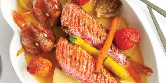 Tereyağında barbun balığı