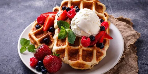 Tost Makinesinde Waffle