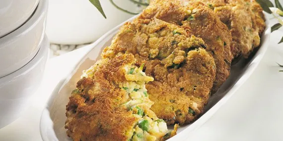 Vejetaryenler için sebze köftesi