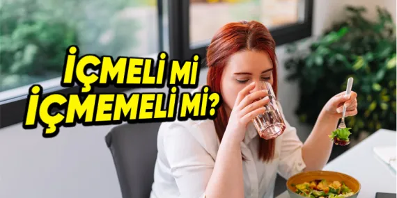 Yemek Yerken Su İçmek Zannedildiği Gibi Zararlı mıdır? Yoksa Durum Tam Tersi mi?