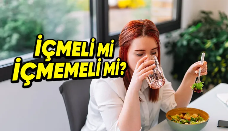 Yemek Yerken Su İçmek Zannedildiği Gibi Zararlı mıdır? Yoksa Durum Tam Tersi mi?