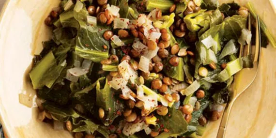 Yeşil mercimekli cibes