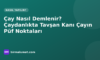 Çay Nasıl Demlenir? Çaydanlıkta Tavşan Kanı Çayın Püf Noktaları